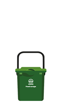 Food scraps bin